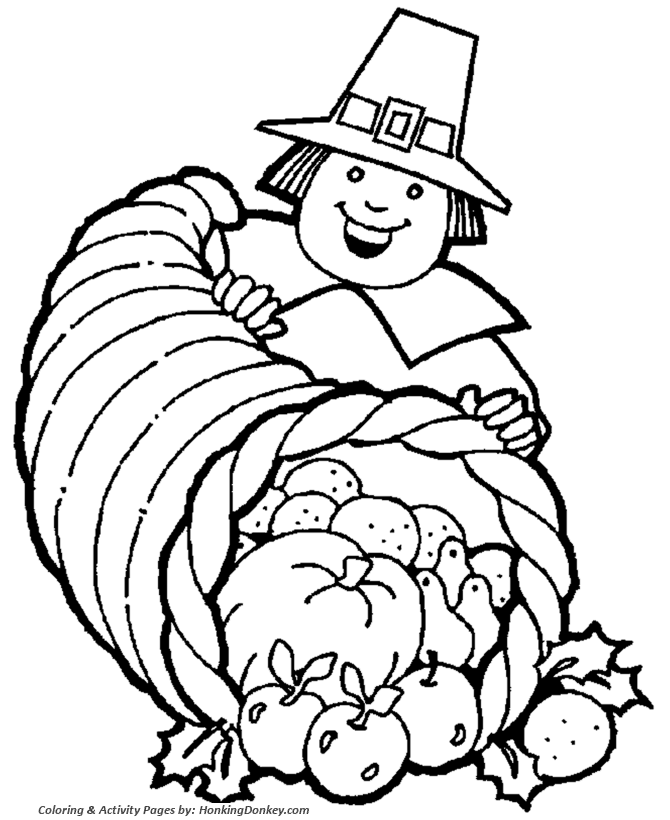 Thanksgiving coloring pages