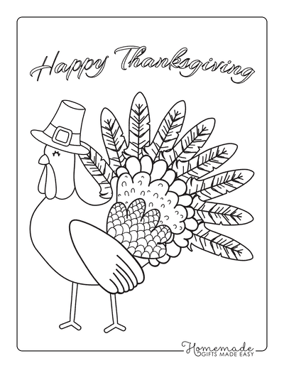 Free thanksgiving coloring pages for kids adults