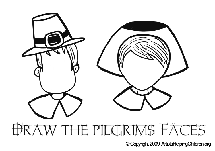 Thanksgiving pilgrim faces