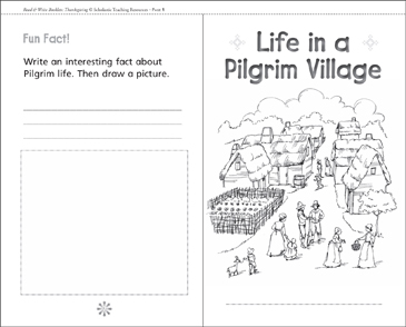 Pilgrim worksheets coloring pages printable packets activities lessons for kids in early grades