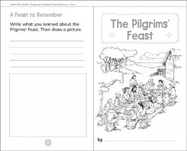 The pilgrims feast printable mini