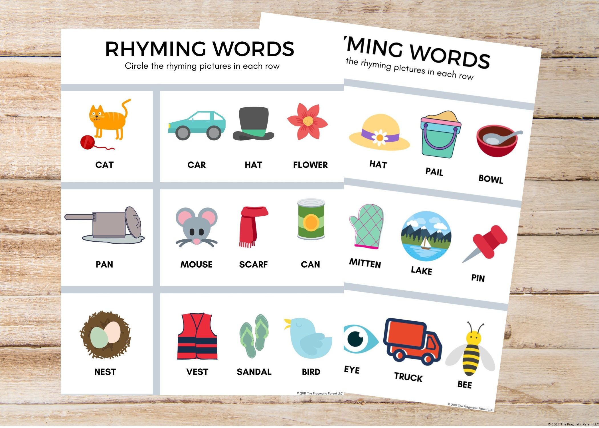 Rhyming words matching game preschool worksheet kindergarten worksheet learning letters rhyming words prek abcs preschool worksheet