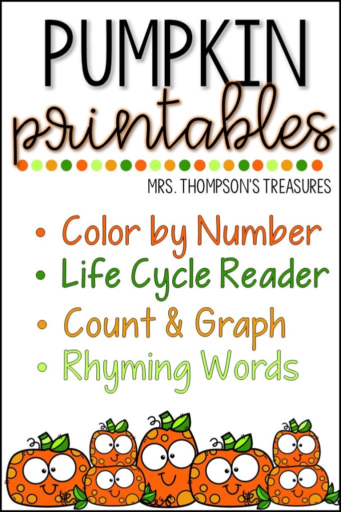 Pumpkin worksheets