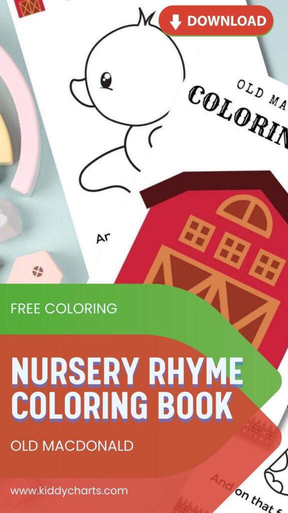 Nursery rhyme coloring old macdonald had a farm