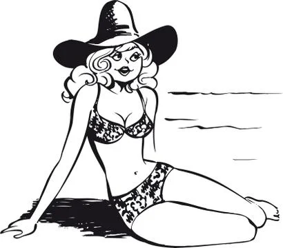 Bikini illustrations stock bikini vectors clip art