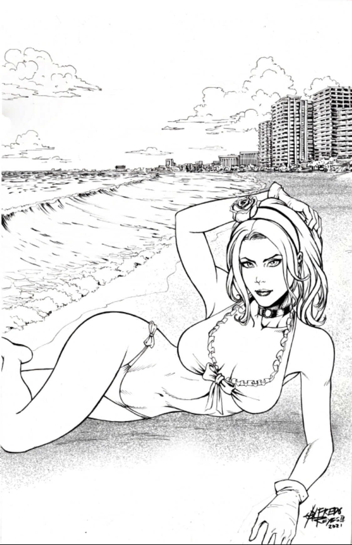 Grimm fairy tales swimsuit special interior pin