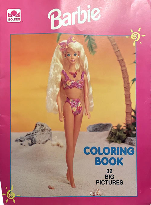 Barbie coloring book coloring books at retro reprints