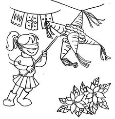 Pinata coloring page ideas coloring pages pinata coloring pictures