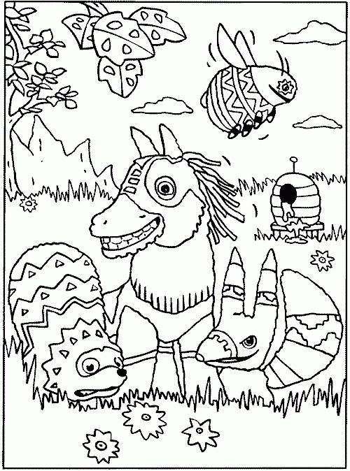 Viva pinata video game coloring sheet coloring pictures for kids coloring pages the incredibles