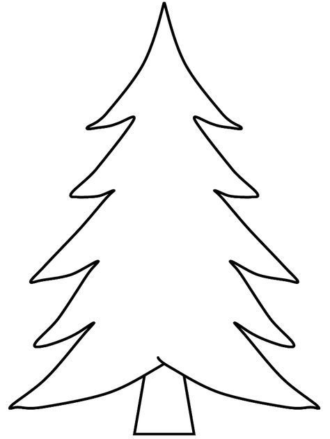Free pine tree coloring pages total of trees plus a few more pages can be uâ christmas tree coloring page christmas tree template christmas tree printable