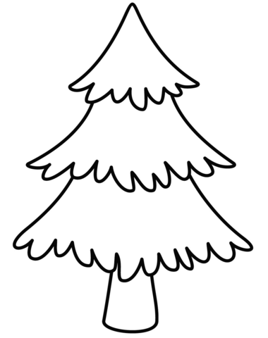 Pine tree coloring page free printable coloring pages