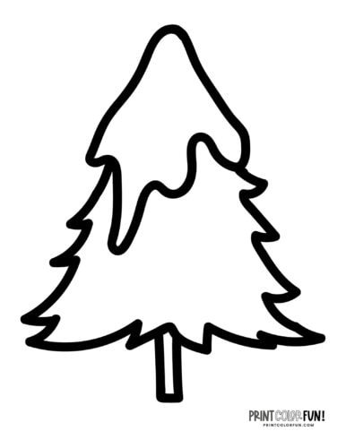 Christmas tree coloring pages clipart the ultimate free printable collection at