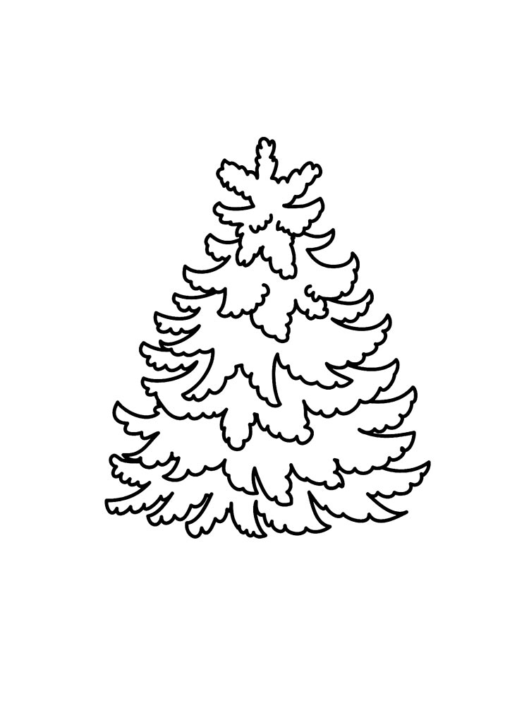 Free printable tree coloring pages for kids