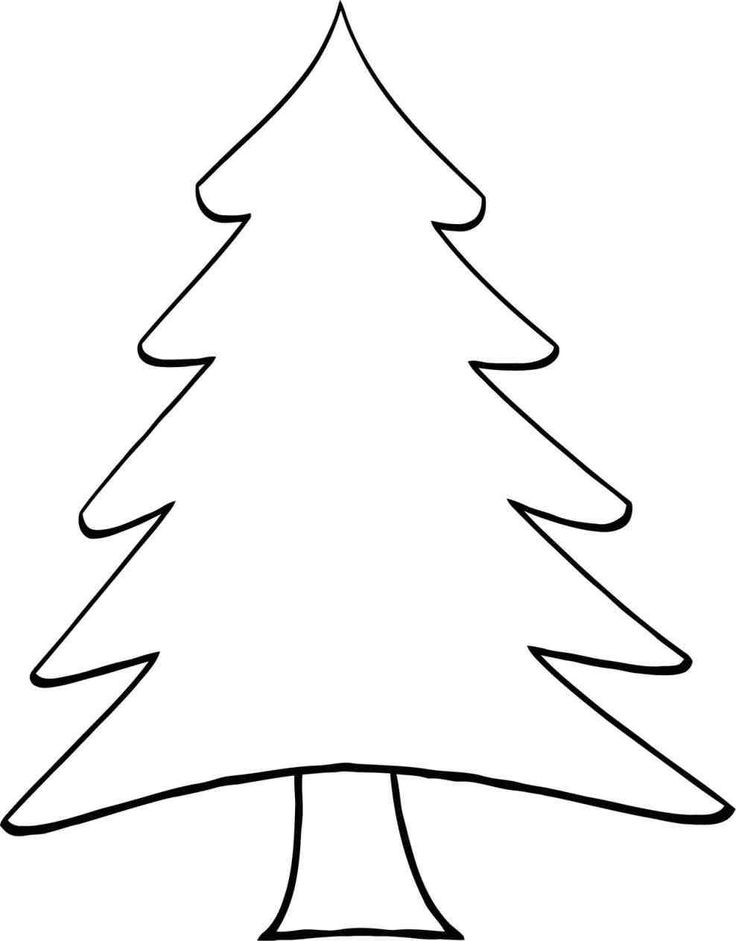 X decoration simple coloring pages simple cartoon christmas tree outline christmas tree drawing tree coloring page