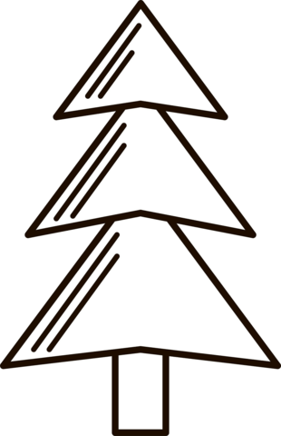 Pine tree coloring page free printable coloring pages