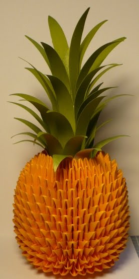 Lets create origami pineapple tutorial