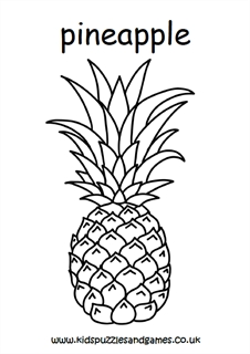 Pineapple labelled louring sheet