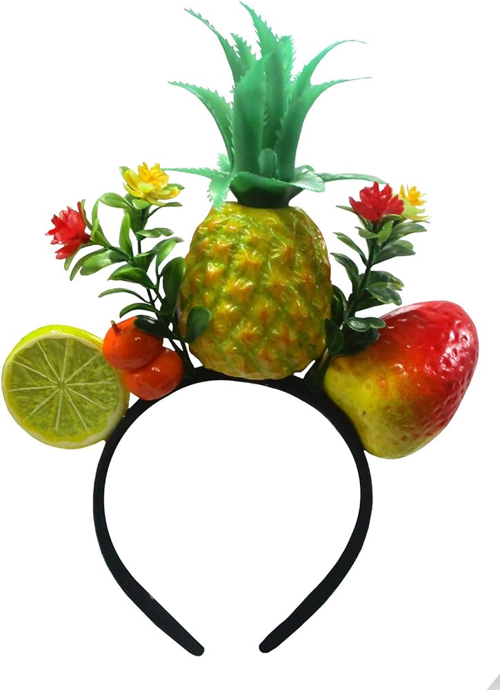 Nicky bigs novelties womens tropical fruit pineapple luau headband one size multi