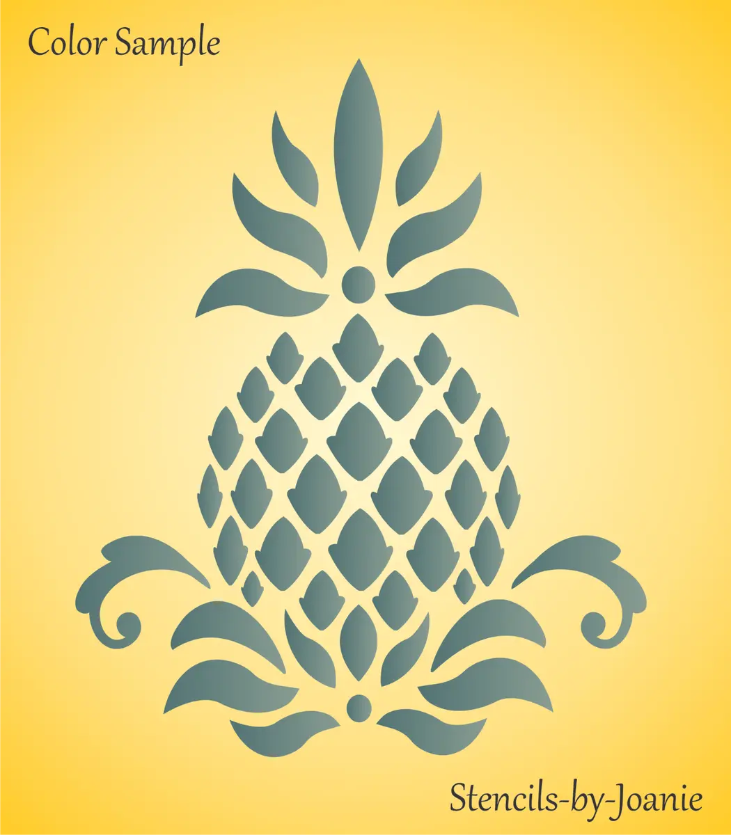 Prim pineapple stencil colonial folk art historic family wele home diy signs