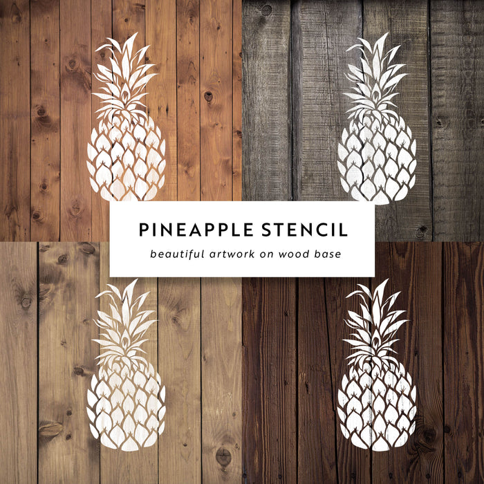 Pineapple stencil in small large sizes