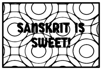 Sanskrit is sweet pineapple coloring pages pineapple classroom quotes