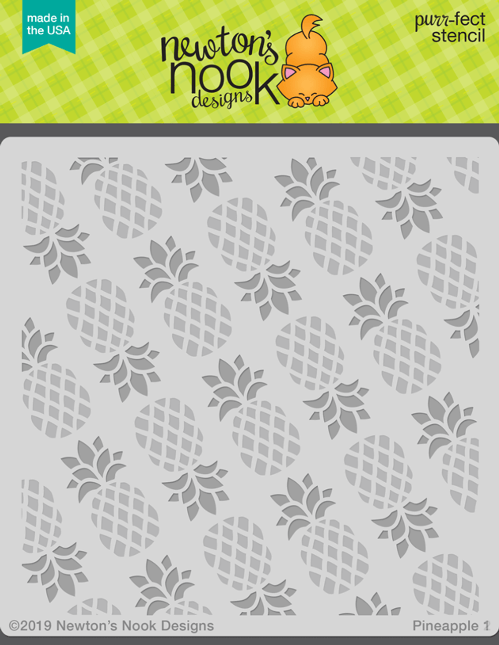 Pineapple stencil set