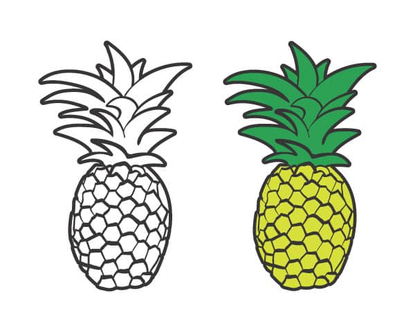 Cut file pic pineapple â specialty materials