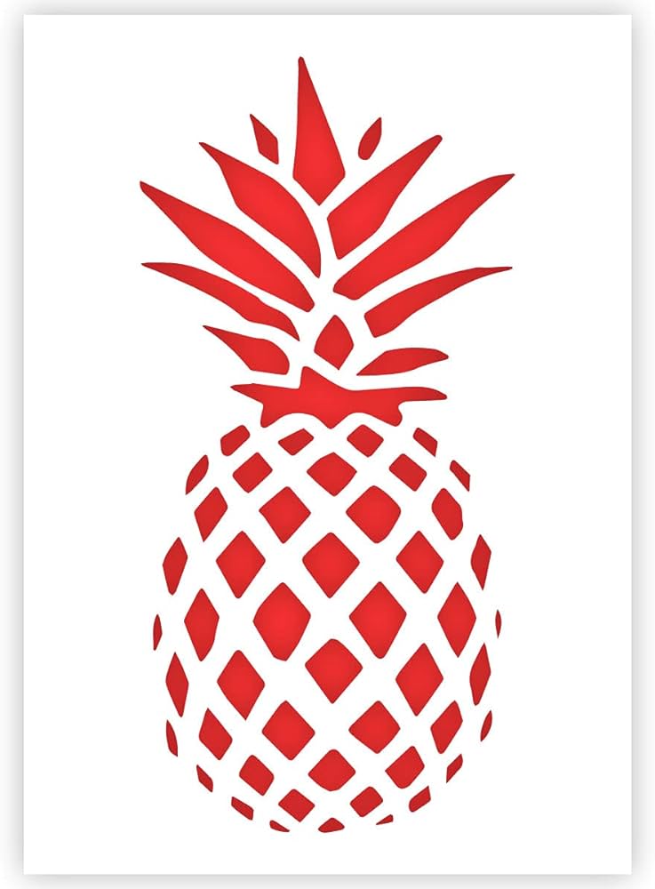 Qbix pineapple stencil