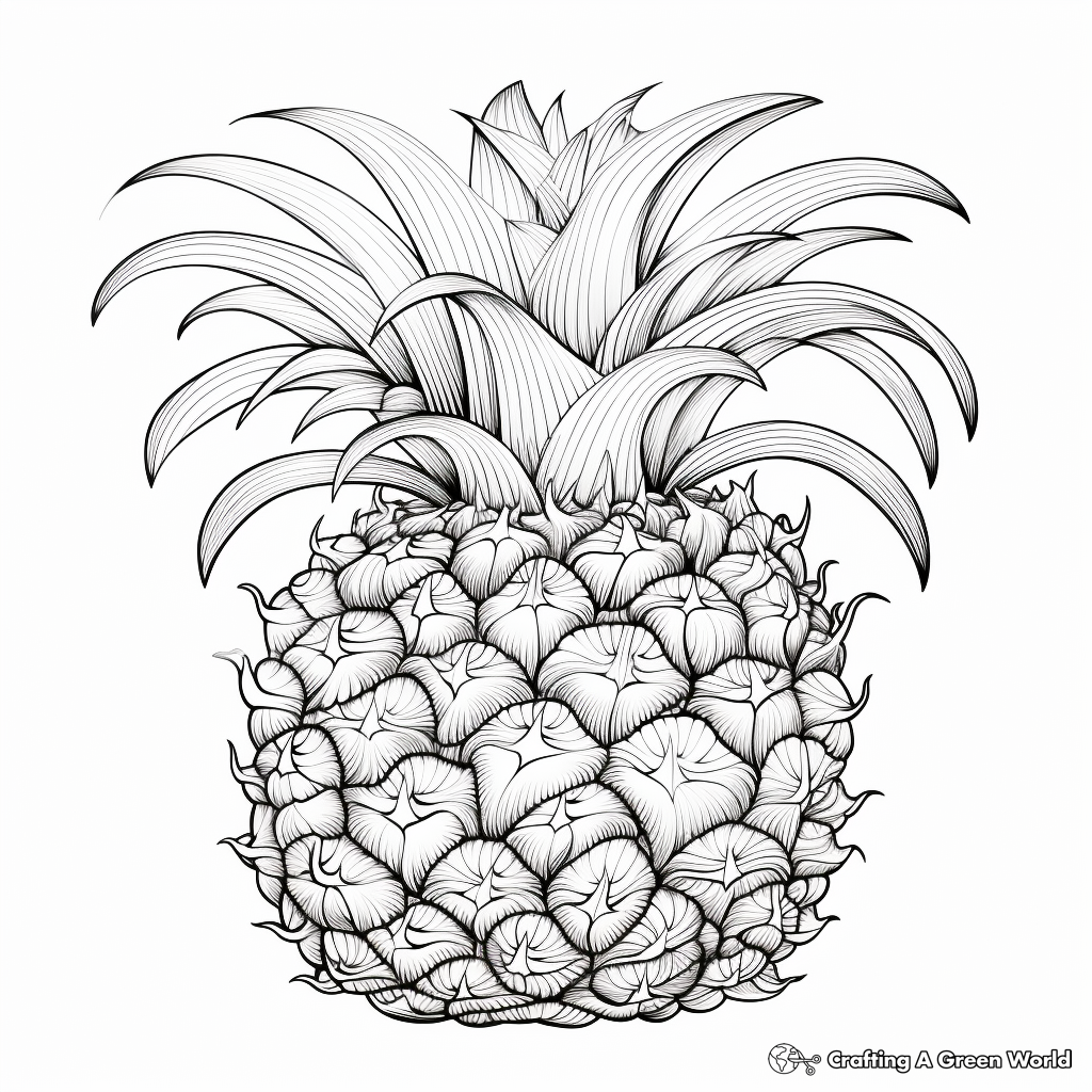 Fruit coloring pages