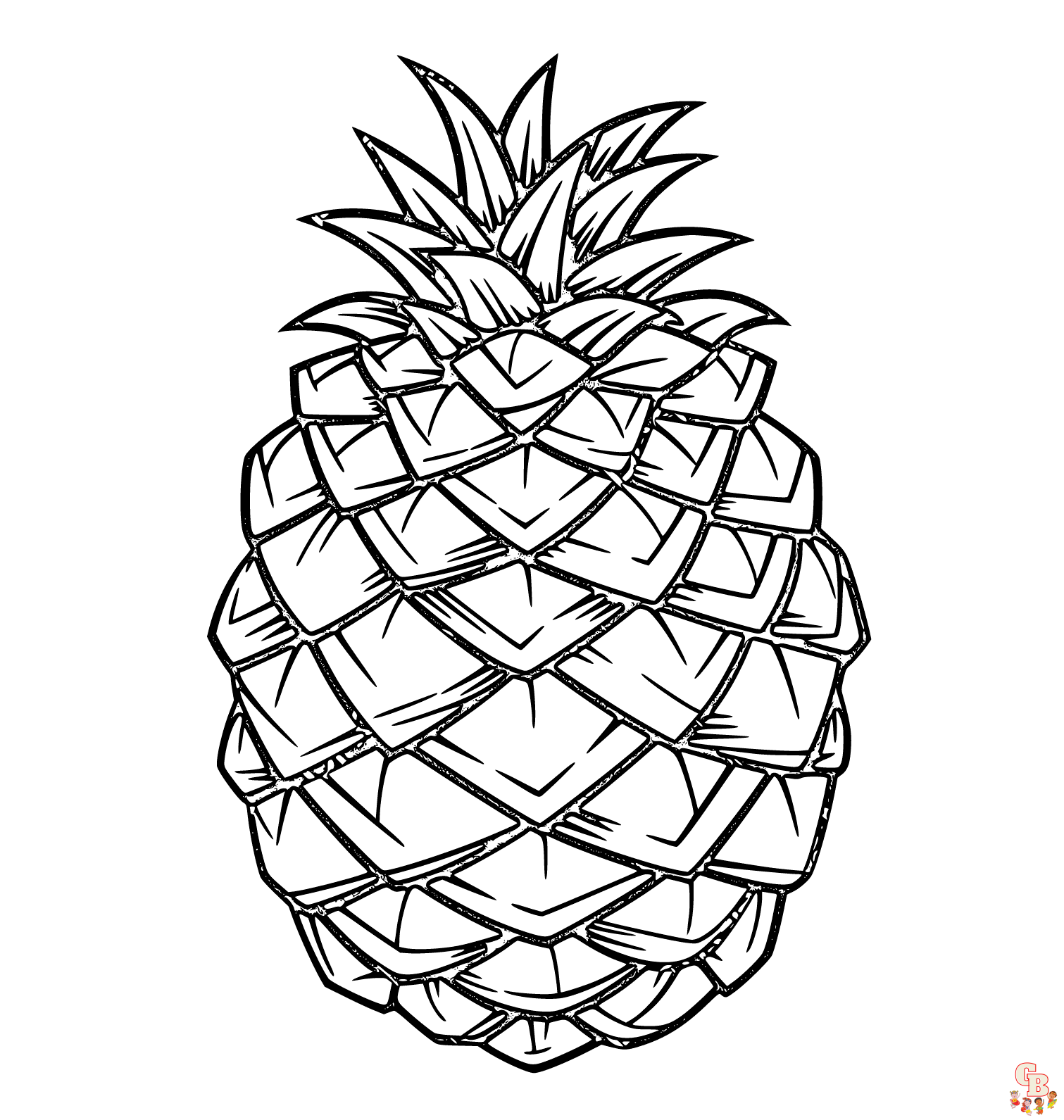 Printable pine cone coloring pages free for kids and adults