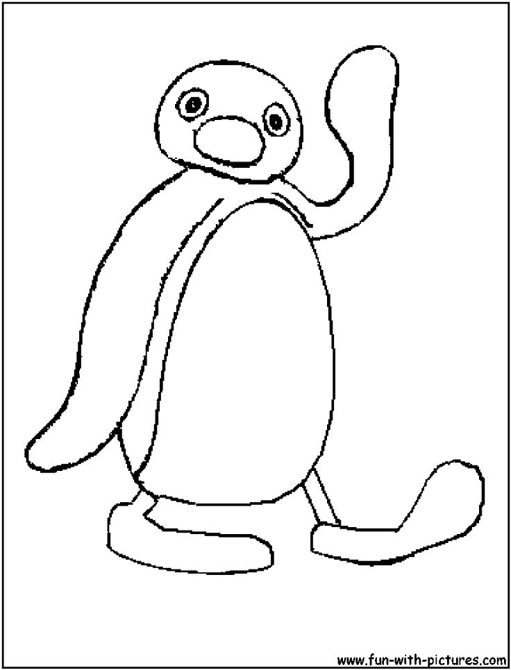 Pingu cartoon coloring page cartoon coloring pages coloring pages coloring pictures