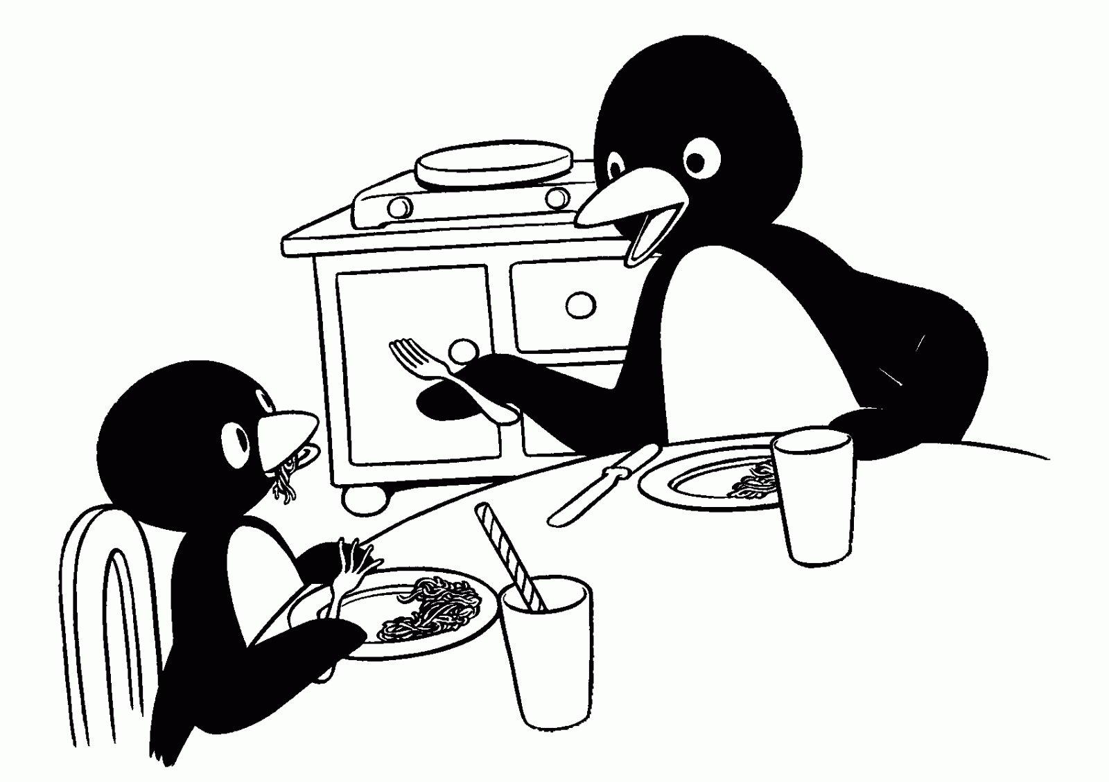 Travis bickerstaff on x another thing i should mention tony wolf was the artist behind these pingu coloring pages youd see on those coloring page websites httpstcotccxeeos x