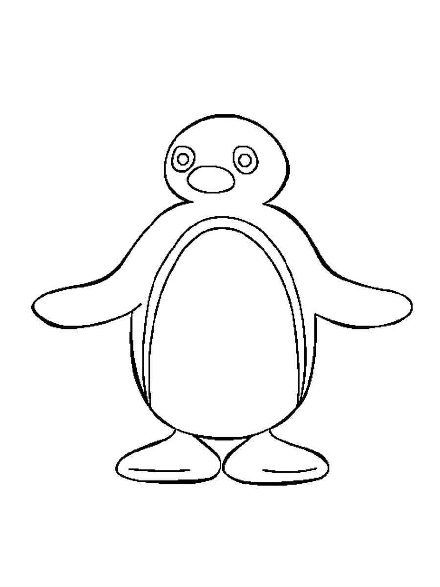 Pingu coloring pages