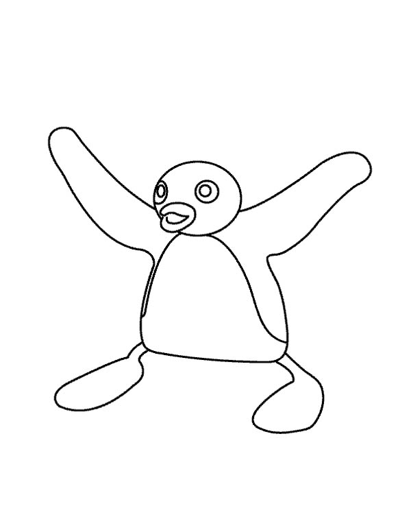 Free pingu coloring pages