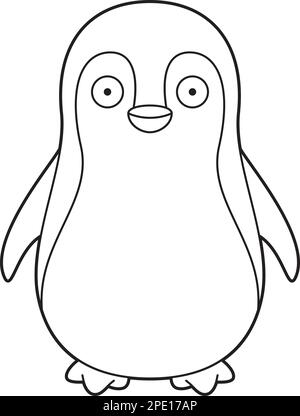 Ilustraciãn vectorial de penguin cartoon