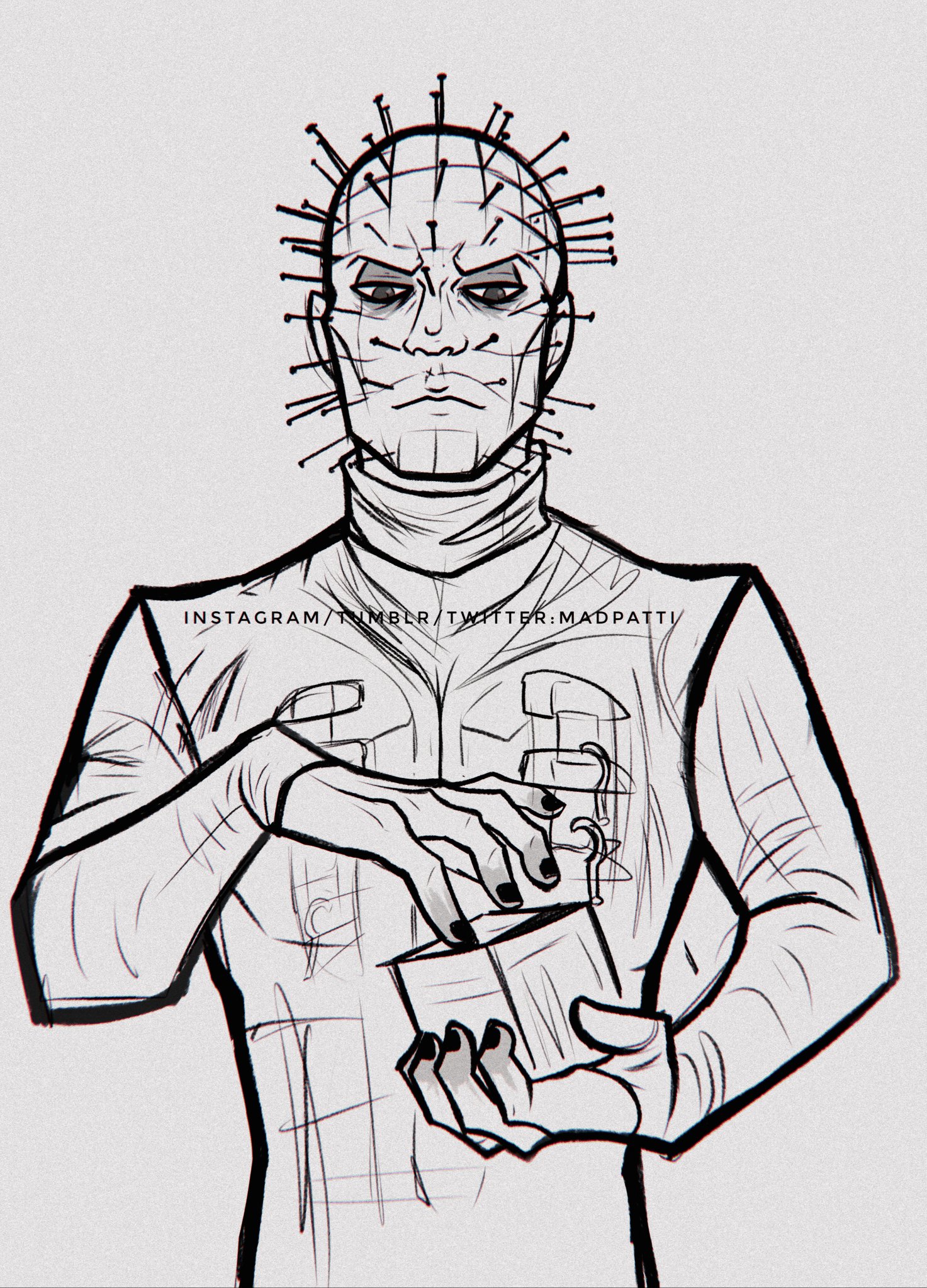 Ððpattiðð on x pinhead hellraiser theshining jacktorrance fanart httpstcoklnwpar x