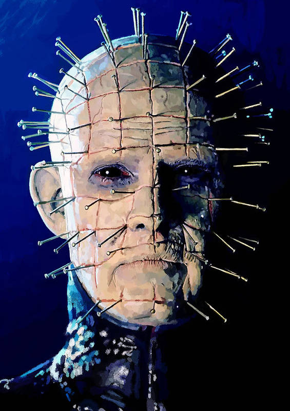 Pinhead poster by guerrilla illustrations