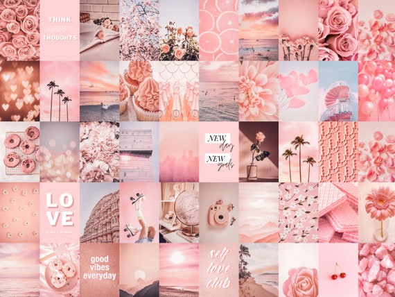 Download Free 100 + pink aesthetic collage wallpaper laptop