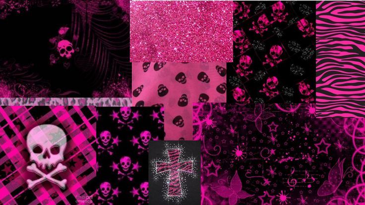 Pinkblack cyber goth wallpaper for pc emo wallpaper goth wallpaper cute desktop wallpaper