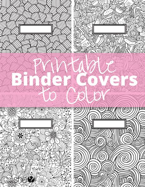 Free printable binder covers to color binder covers printable binder covers diy binder covers