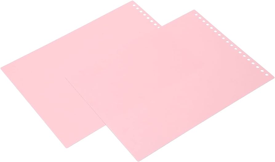 Paper covers pcs b holes binding presentation covers horizontal pp plastic binder case binder binder cover color cover report report covers pink office products