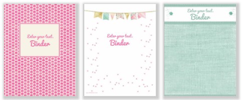 Free printable binder cover templates create online