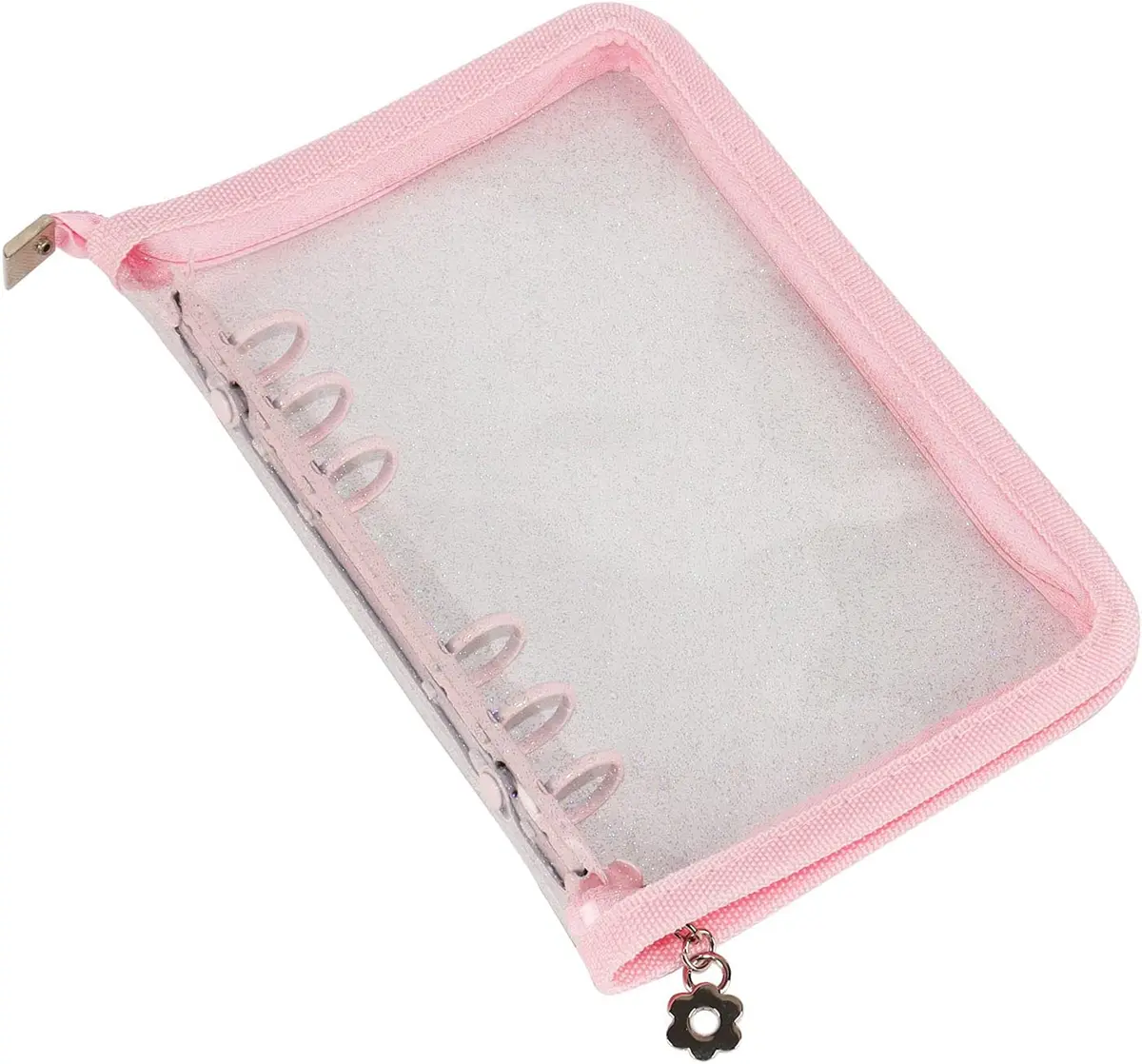 Multibey pink a binder cover clear soft pvc