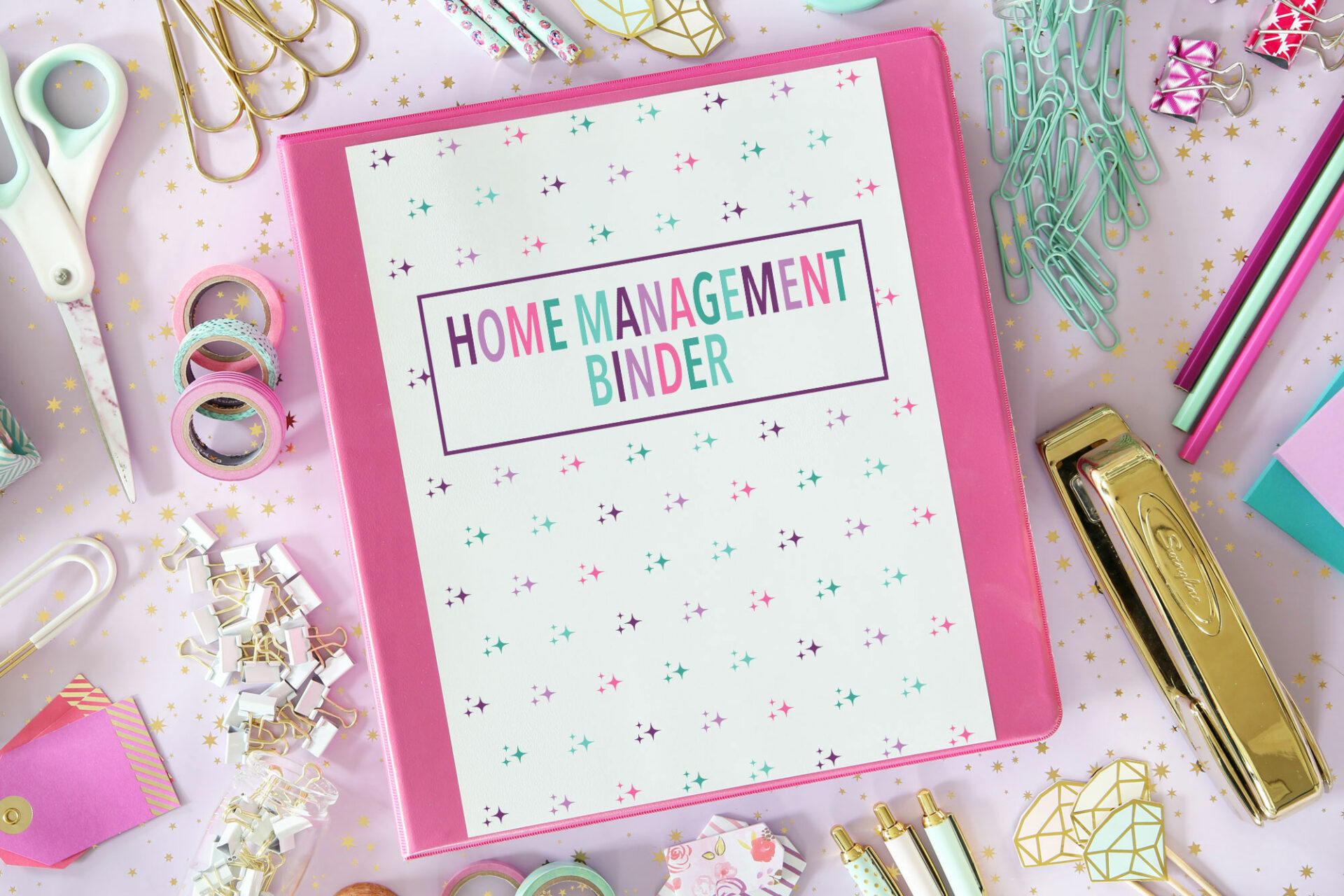 Free printable home management binder to organize your life