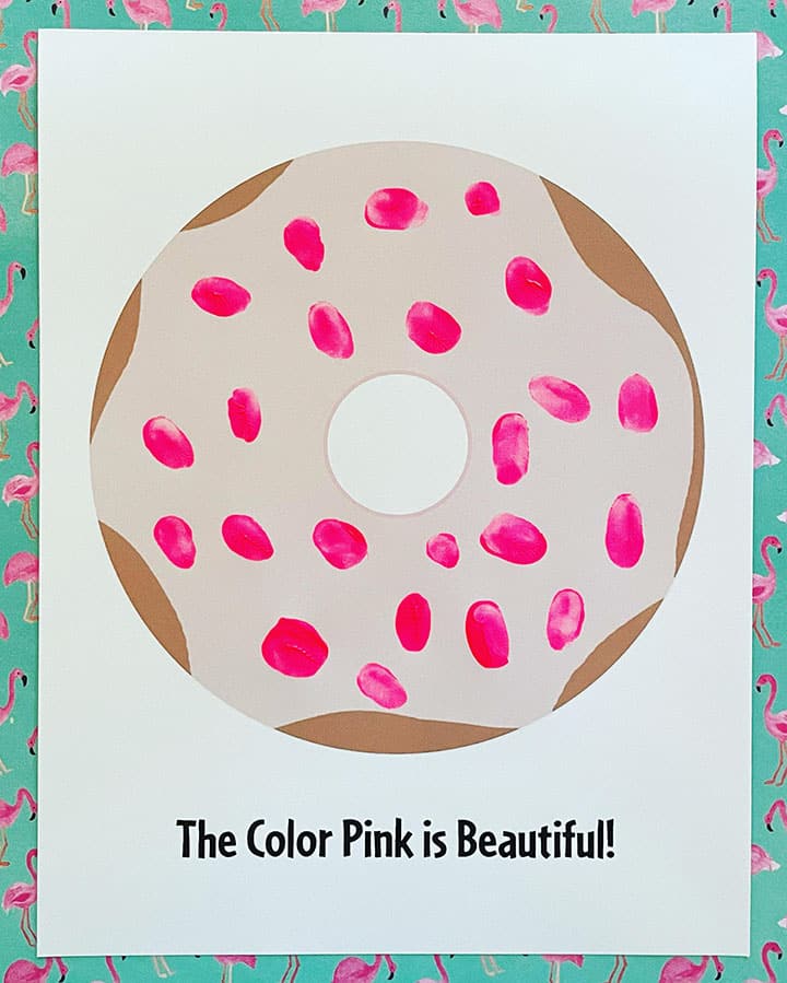 Pink color activities and worksheets for preschool â the hollydog blog