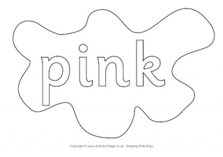 Pink kite louring page