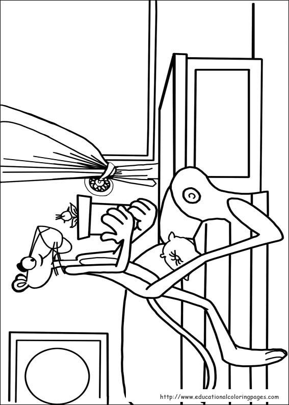 Pink panther coloring pages