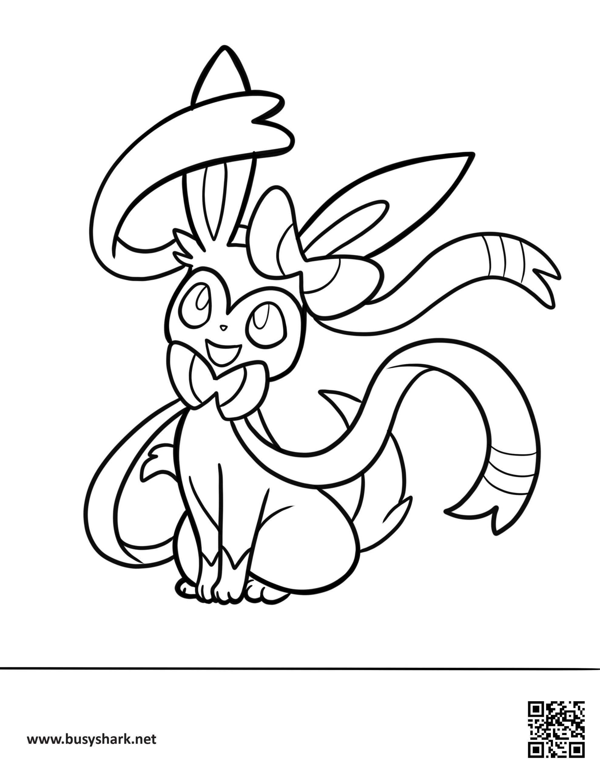 Sylveon coloring page