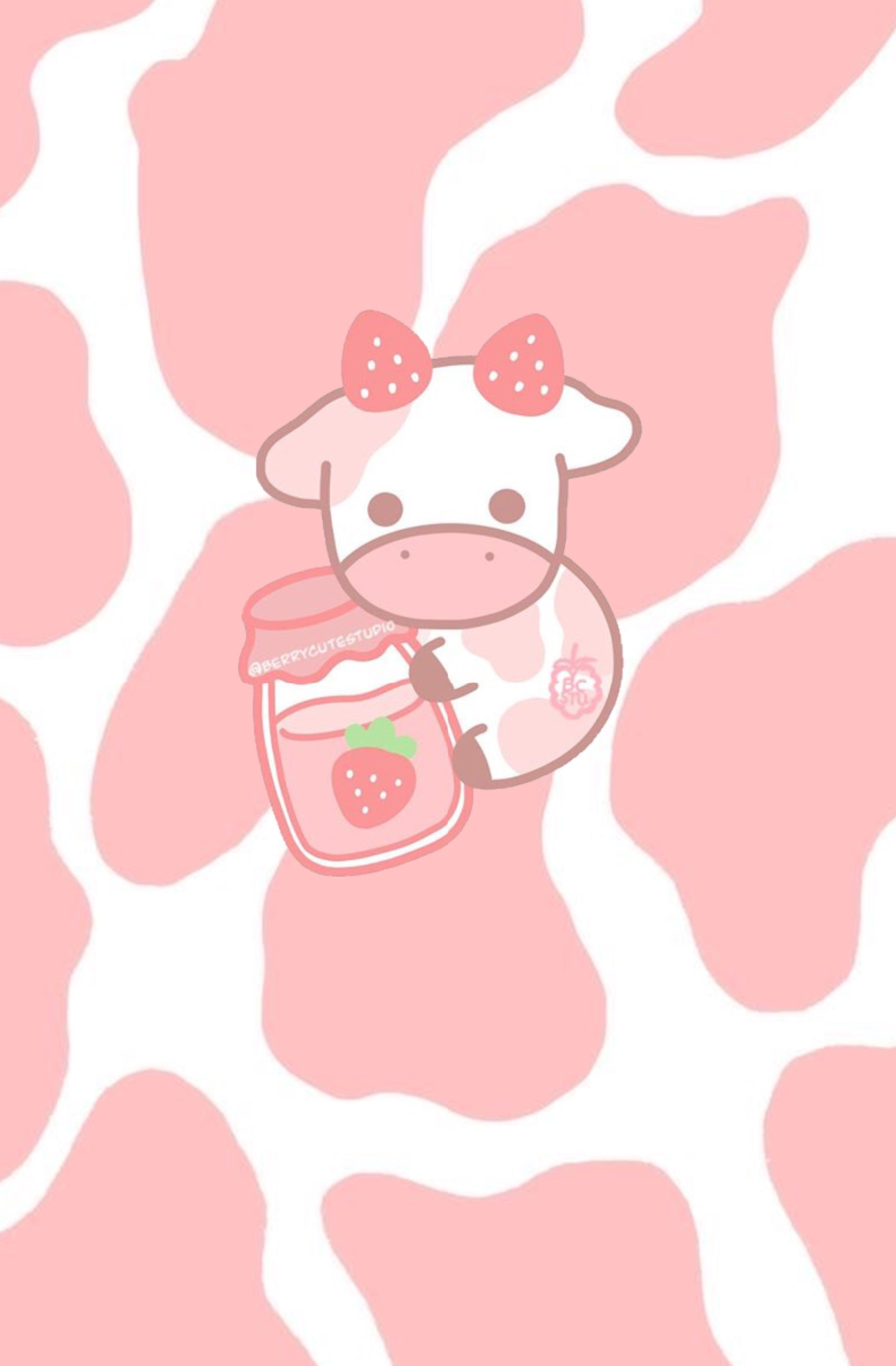 Premium Vector  Pattern black and pink cow spots on white background