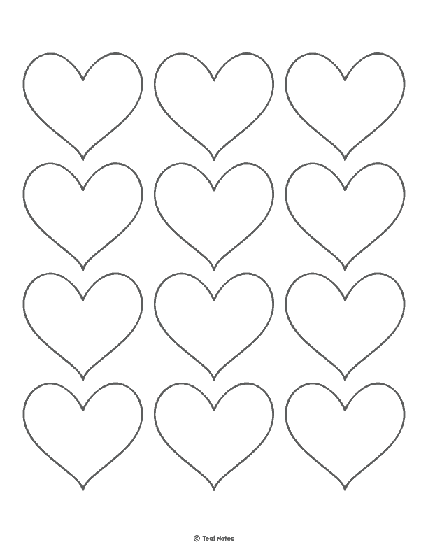 Heart template free printable heart cut out stencils and coloring page